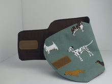 Load image into Gallery viewer, Cafetiere/French Press Wrap Around Cosy in Dog Breed Fabric. Standard or Bespoke Size coffee cosy.
